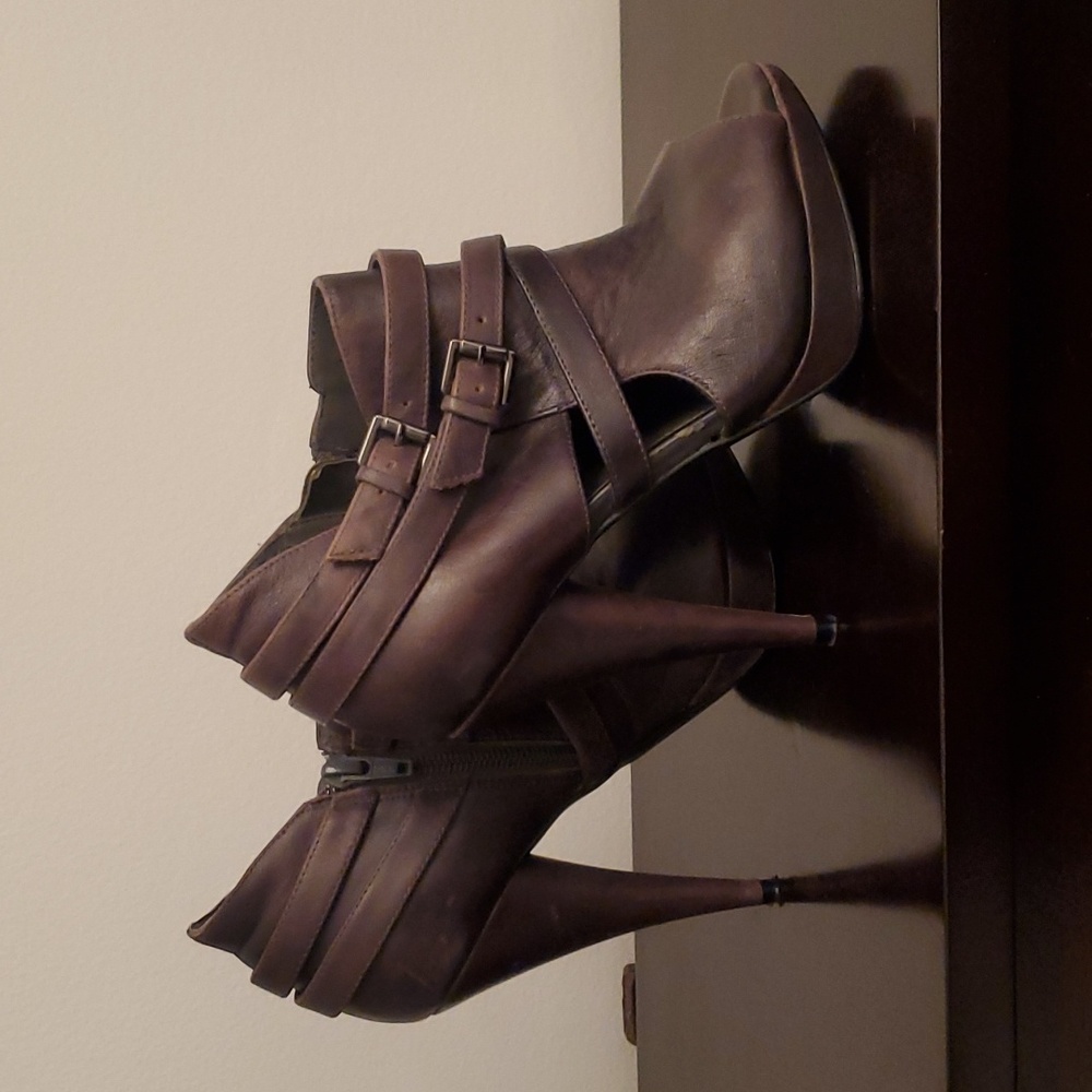 Aldo Peep Toe Booties size 36